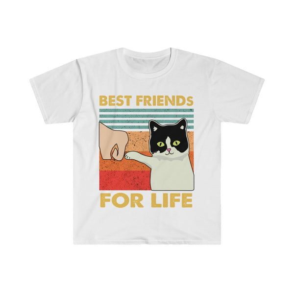 Best Friend Cat Unisex Softstyle T-Shirt