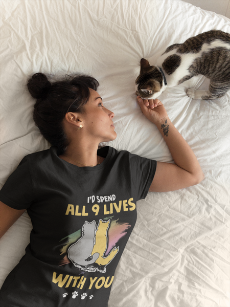 9 Lives Softstyle T-Shirt